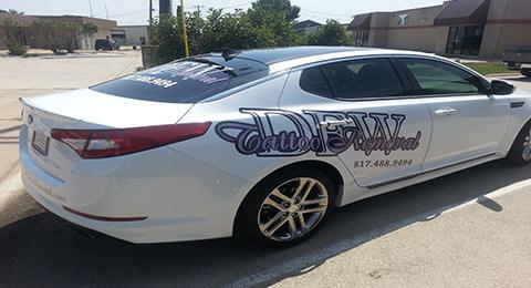 Car Wraps and Car Graphics in Frisco TX, Carrollton TX, DFW, Plano TX 